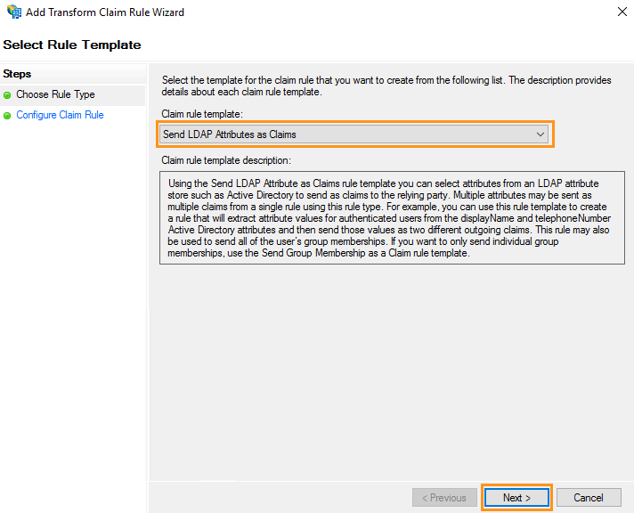 Adding a Relying Party Trust