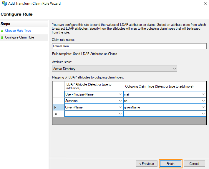Adding a Relying Party Trust