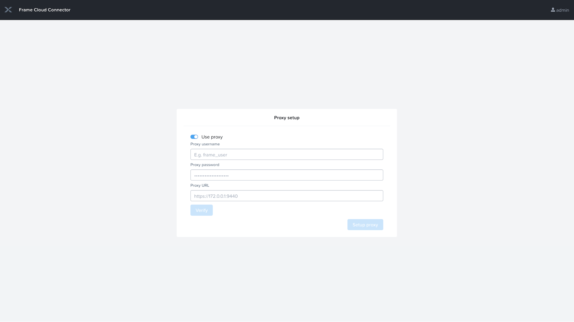 Cloud Connector Appliance - Proxy Server Configuration