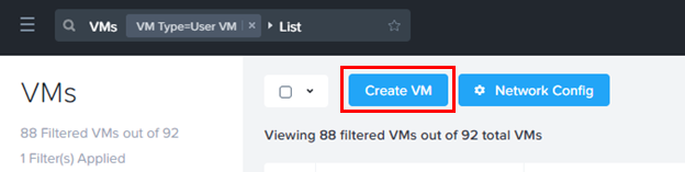 Prism Central - Create VM