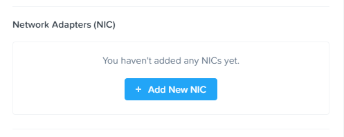 Prism Central - Add New NIC