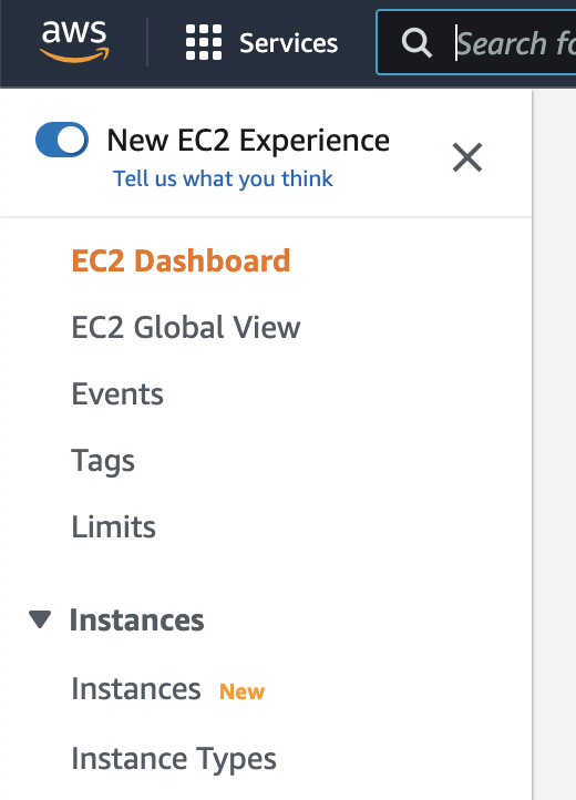 AWS Console - Limits