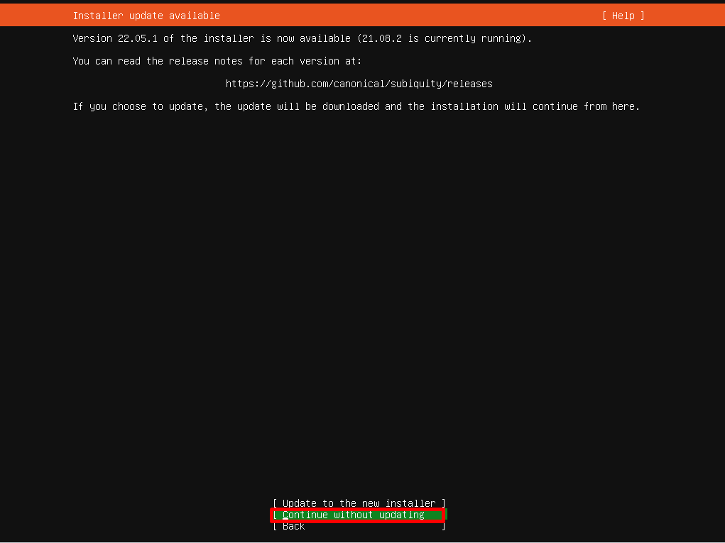 Ubuntu Installer - Update