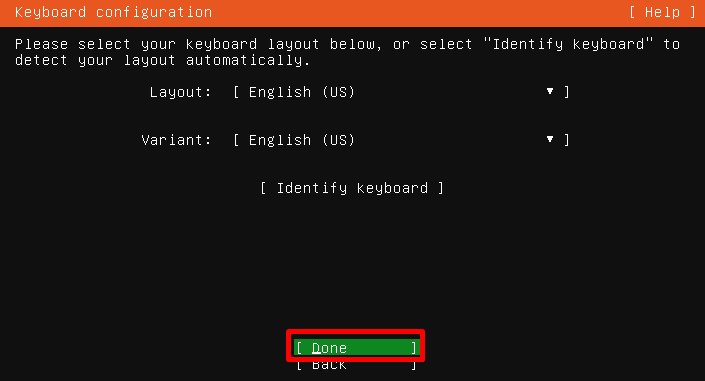 Ubuntu Installer - Keyboard Configuration