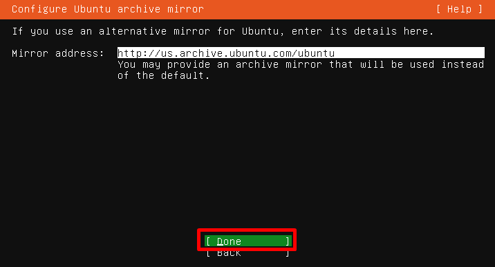 Ubuntu Installer - Archive Mirror