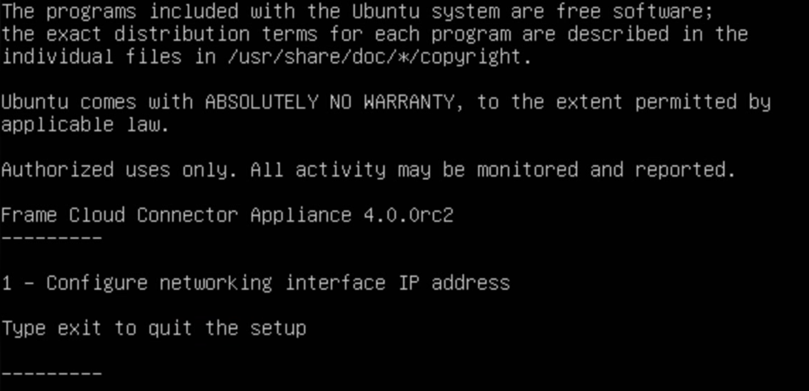 Prism Central - Network Configuration