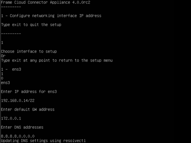 Prism Central - Network Configuration