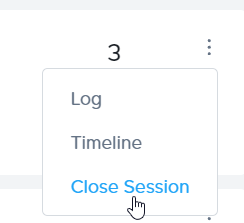 Sessions - Close Session
