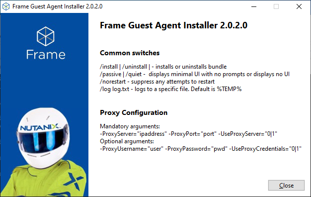 FGA Installer - Command Line Arguments