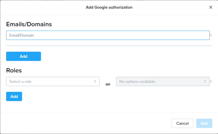 Add Google authorization