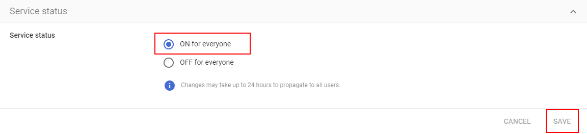 Service Access for everyone