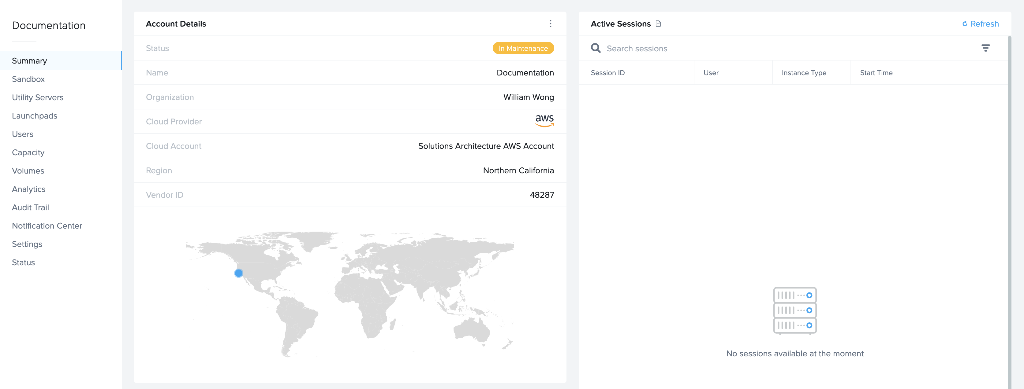 Start maintenance mode