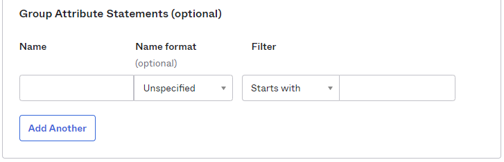 Group Attribute Statements