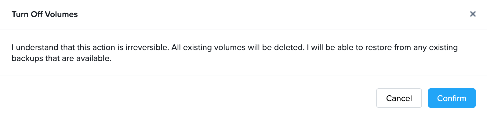 Disable Personal Drives - Confirm