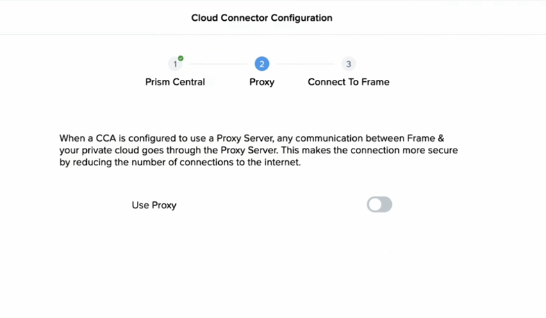 Cloud Connector Appliance - Proxy Server Option
