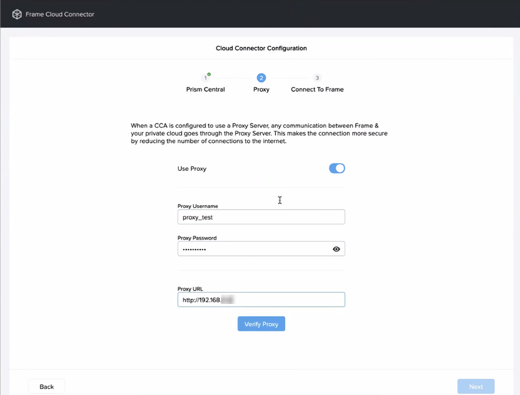 Cloud Connector Appliance - Proxy Server Configuration