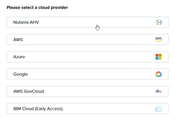 Frame - Add Cloud Account