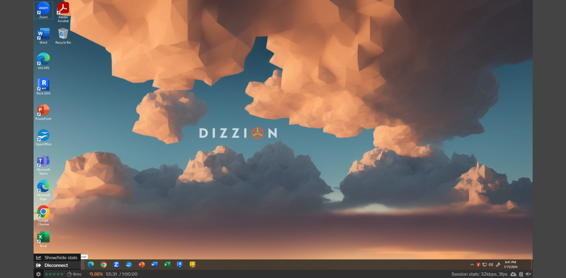 Disconnect Session Shadow