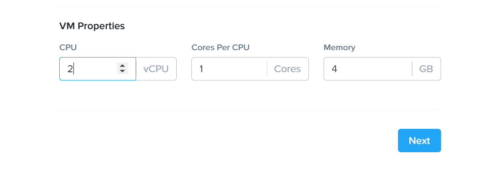 SGA VM Creation - VM Configuration
