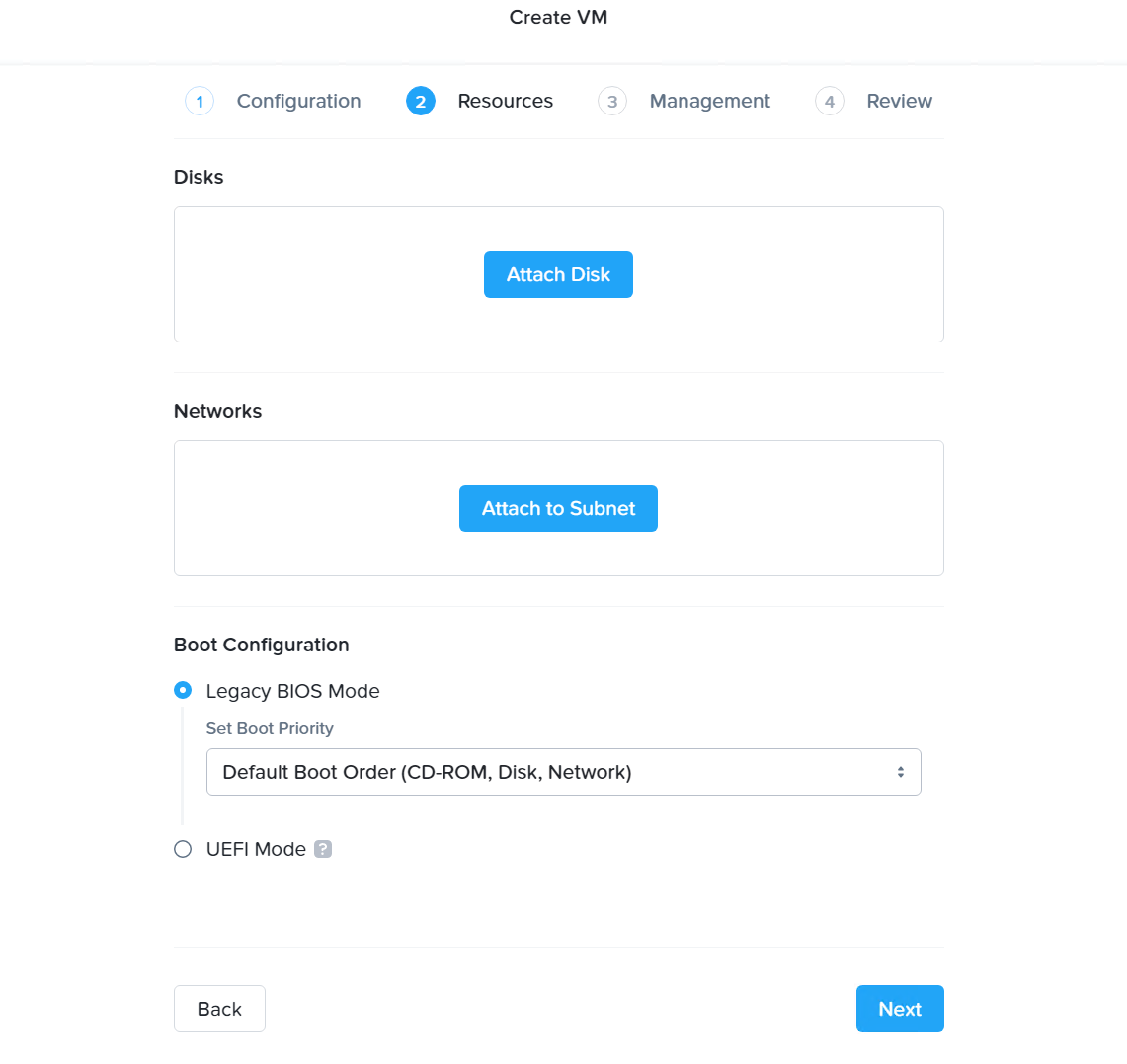 SGA VM Creation - Attach Disk